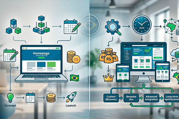 Quanto custa um site profissional no Brasil em 2026